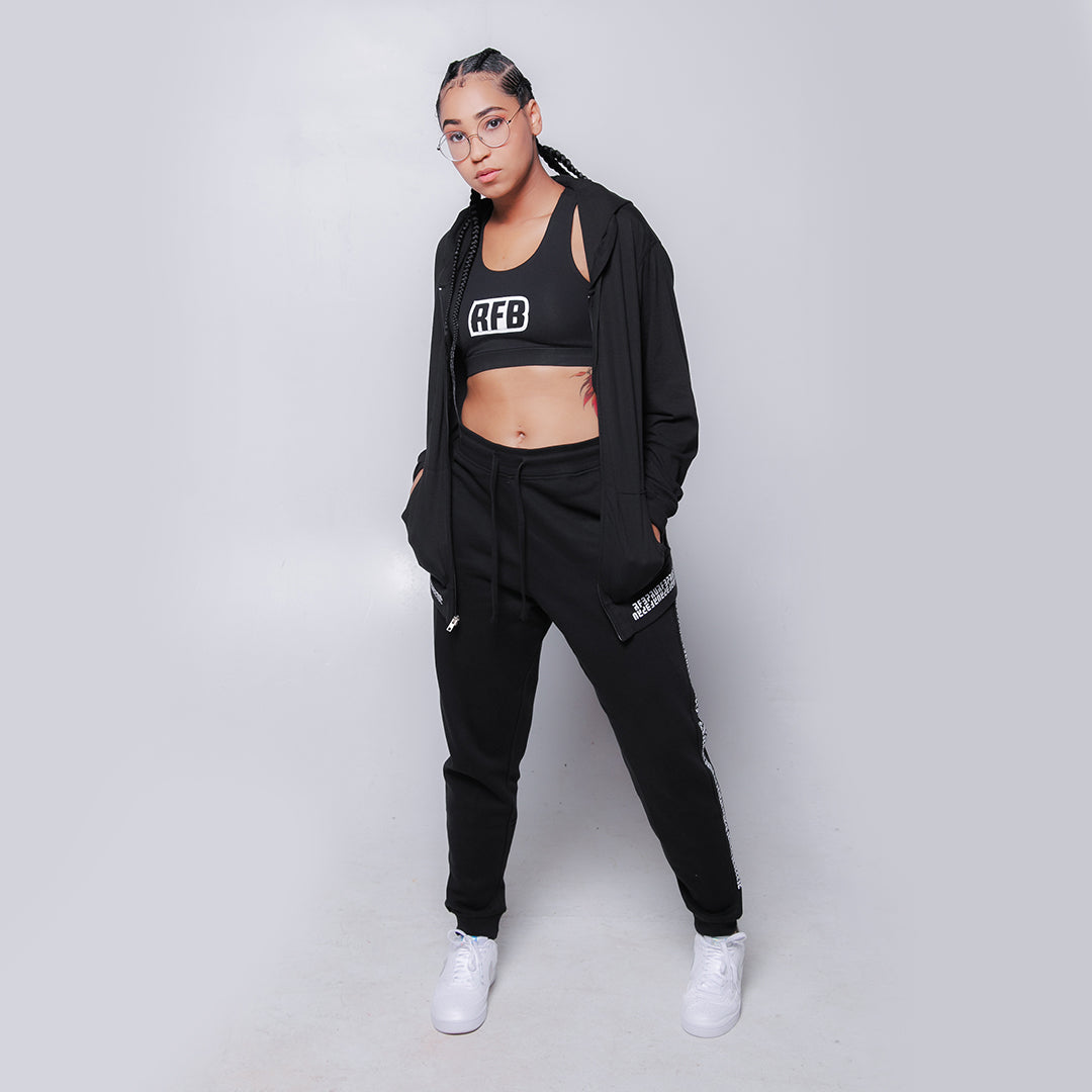 Elite Sweatsuit Pants Black Reflex Football